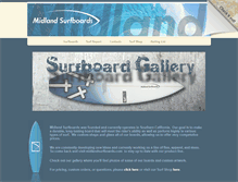 Tablet Screenshot of midlandsurfboards.com